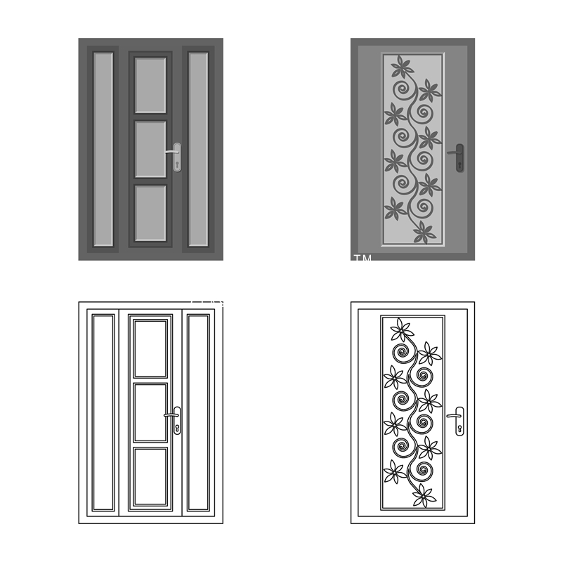 Wood doors